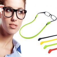 Wholesale Adjustable Silicone Eyeglasses Strap Practical Glasses Sunglasses Band Cord Holder Sunglasses Strap Kids Eyewear Accessories SN5211