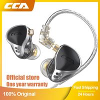 Wholesale Headphones Earphones CCA CA24 In Ear Earphone BA Units HIFI Bass Balanced Armature DJ Monitor IEM Noise Cancelling Headsets For KZ AST