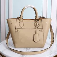 Wholesale Fold Tote Bag Geunine Leather Women Handbags Handle Bags Embossed Fashion Letter Crossbody Shoulder Bag Large Capacity Package Shopper Bag