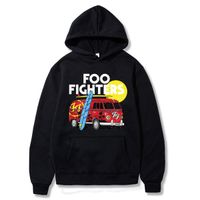 Wholesale 2021 Hottest Hoodies Popular Trend Clothing Rock Band Foo Fighters Printed Couple Hoodies Classic Clothing Oversized Cotton Wear H0823