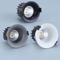 Wholesale Downlights Anti glare Dimmable Recessed LED Downlight W W W W CREE Chip COB Ceiling Lamp Spot Light AC90 V For Home Illumination