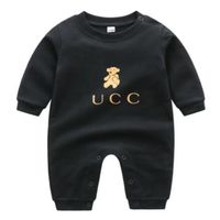 Wholesale Newborn Baby Boys Girls Clothes Cartoon Cotton Long Sleeve Jumpsuits Infant Rompers Casual Baby Clothing Sets