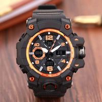 Wholesale Luxury Real Shock Analog Quartz Digital Mens Watch Sanda Fashion G Style m Waterproof Sports Military Watches