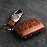 Wholesale Retro Leather Car Remote Key FOB Case Cover For Land Rover A9 Range Rover Freelander Evoque Discovery Sport