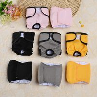Wholesale Male and female dog physiological pants Teddy menstrual safety pants dog sanitary diapers pet anti harassment estrous underwear diapers