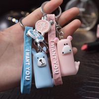Wholesale Keychains We Bear Fish Tail Lovely Doll Keychain Figures Baby Elephant Cosplay Key Ring Pendant Accessories Kids Gift
