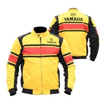 Wholesale Four seasons general cycling men s racing wind and fall proof Knight clothes motorcycle jacket yellow