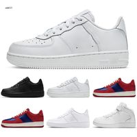 Wholesale Discount Kids Men Women Flyline Shoes Sports Skateboarding Ones Shoes High Low Cut White Black Outdoor Trainers Sneakers