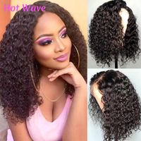 Wholesale Lace Wigs Water Wave Wig x4 Closure Wet And Wavy Short Cut Bob HDLace Frontal Black Women Brazilian Virgin Human Hair Curly