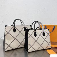 Wholesale Designers On the go Handbag Large Tote Shopping Bags Medium Long Strap Shoulder Bag Letter Pattern Leather