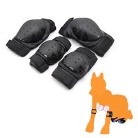 Wholesale camaTech Flirting Puppy Elbow and Knee Pads Soft Padded Dogs Slave Kneecaps BDSM Bondage Protection Gear for Couples