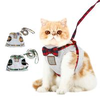 Wholesale Cat Collars Leads Leash Vest Type Dog Chain Escape Free Chest Strap For Safe Outdoor Travel Collar Pet Supplies