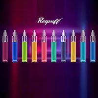Wholesale Reewape Reepuff Glow cigarette Disposable Pod Device Rechargeable Colors LED Featured Puffs mAh Vapor Bar Stick Pen Kit