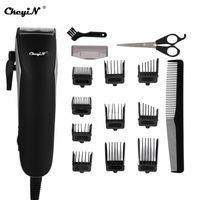 Wholesale Professional Barber Trimmer Powerful Electric Clipper Cutter Men Hair Cutting Machine Scissor Shear Limit Comb