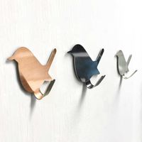Wholesale Cute Pet Bird Ge Hook Strong Door Creative Nail Free Cloth Hanging Hanr Wall