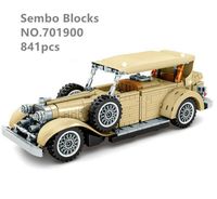 Wholesale 841pcs Teens Kids Building Blocks Boys Toys Puzzle Vintage Car Model Gift Sembo Blocks no box