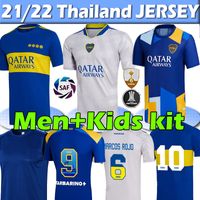 Wholesale 21 Boca Juniors soccer jerseys Fans Player version CARLITOS MARADONA TEVEZ DE ROSSI third rd th jersey MEN KIDS kits SETS Thailand football shirt uniforms