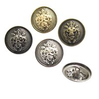 Wholesale 100 Lion Head Gigh Grade Metal Buttons Bronze Coats Trench Coat Spot Four Colors MM