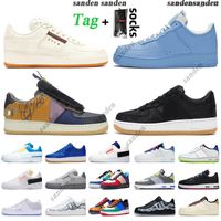 Wholesale Luxurys Designers Travis One Running Shoes for men women White Grey Fog N354 Photo Blue Sail Gum Onyx Trainers Sneakers