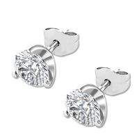 Wholesale Stud Lab Diamond Earrings For Women ct D Color VVS1 Moissanite Screw Back Silver Earring Woman Wedding Jewelry
