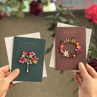 Wholesale Greeting Cards Thank You Card Just For High Quality Wishes Writing Paper Various Kinds Business
