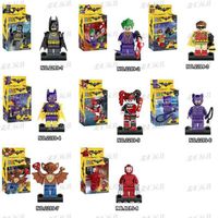 Wholesale BJL bat cat girl little ugly wo Doll building block assembled toy Robin red hood