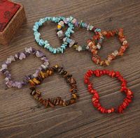 Wholesale Natural Women Amber Amethyst Point Stone Bracelet For Party Anniversary Gift