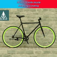 Wholesale Bikes Inch Fixed Gear Road Bike Knife For Men And Women Student Adult Single Speed High Carbon Steel Bicycle