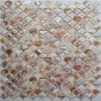 Wholesale Wallpapers Fan Mother Of Pearl Mosaic Tile For Home Decoration Backsplash And Bathroom Wall Square Meter AL085