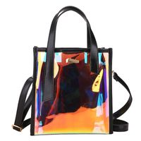 Wholesale Shoulder Bags Summer Transparent Bag Female Trendy Lady Diagonal Fashion Ins Fire Jelly Picture Mother Handbag