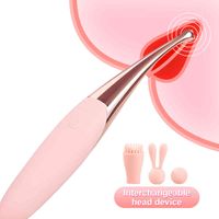 Wholesale Sex Toys For Women Masturbation Clitoris Vibrator Clit Anal G spot Urethra Stimulation Silicone Wand Speed Adult Products