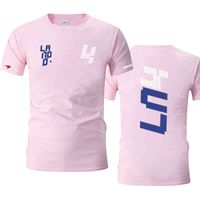 Wholesale Men s Women s Short Sleeve Formula Mclaren Lando Norris F1 Racing Team Shirt Quick drying T shirt Uniform Summer