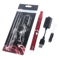 Wholesale Ago G5 Dry Herb Atomizer E Cigarette kits Herbal Wax Replaceable Coil Tank Evod Twist Ego Vision Spinner II Battery Vaporizer Vape Pen Kit Free DHL