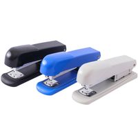 Wholesale 24 Color Stapler Stationery School and Work Office Supplies binding stapler Small portable staples