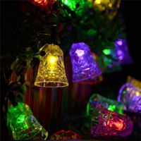 Wholesale Solar Powered String Lights ft30 LED Warm White Outdoor Copper Wire Light Modes IP65 Waterproof Fairy mAh for Patio Garden Gate Yard Party Wedding