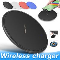 Wholesale 10W Fast Wireless Charger For iPhone Pro XS Max XR X Plus USB Qi Charging Pad for Samsung S10 S9 S8 S7 Edge Note with Retail Box