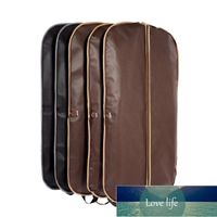 Wholesale 120cm Men Suit Cover Bags Clothes Hanging Protector Garment Dust Travel Coat Case Zipper Storage