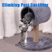 Wholesale Cat Toys Tree Climbing Frame Sisal Scratching Post Litter Cylinder Four Seasons Rattan Mat Board
