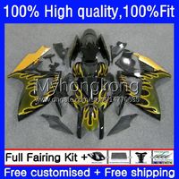 Wholesale Injection Mold Bodys For SUZUKI GSXR CC GSX R750 K6 GSXR600 No GSXR CC GSX R600 GSXR GSXR750 CC OEM Yellow flames Fairing