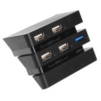 Wholesale Hubs Ports USB Hub Game Console Extend Adapter For PlayStation PS4 Pro Controller slot USB3 slot USB2