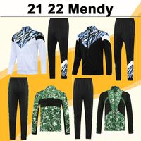 Wholesale 21 MENDY DE BRUYNE BERNARDO Soccer Jerseys The Full zip Jacket Training Wear Suit Mens Long Sleeve FERNANDINHO FODEN Adult kit Football Shirts