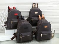 Wholesale Luxurys Designers Backpacks Women Fashion Schoolbag Men Satchel Leather Shoulders Bag Lady Mobile Phone Purse