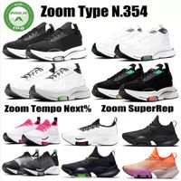 Wholesale 2021 Zoom Type N354 Next Chaussures SuperRep Running Shoes Black White Vista Lite Ice Blue Grey Pine Green Yellow Speed Sneakers Marathon Platform Sports Trainers