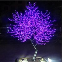 Wholesale Christmas Decorations LED Bulbs Cherry Blossom Tree Light Red Blue Green Yellow White Pink Puple Optionally m ft Height