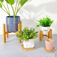 Wholesale Potted Plant Stand Mid Century Modern Adjustable Plant Holder for Flower Pot Succulents Flowers or Candles S2