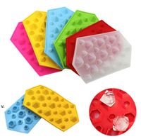 Wholesale Kitchen Tools Silicone D Diamonds Ice Cube Mold Gem Cool Ices Chocolate Soap Tray Mould Fodant Moulds Diamond Molds BWA10406