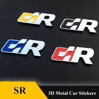 Wholesale 3D metal Truck Emblem Auto sticker Badge car styling For Volkswagen R Racing VW Sagitar Passat Golf Tiguan Touareg CC SR sticker