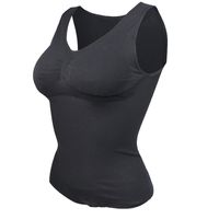 Wholesale Women Slim Up Lift Bra Shaper Tops Body Shaping Camisole Corset Waist Slimming shapers Super Thin Seamless Tank