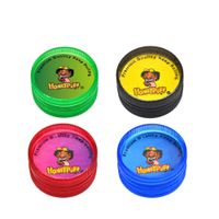 Wholesale 2 Parts MM MINI Acrylic Hard Plastic tobacco Herb Grinder Reggae Grinder Jamaica BOB Marley Tobacco Grinder