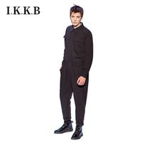 Wholesale European and American Fashion Show British Men s Overalls Jumpsuit Chaps Casual Long sleeve Onesie Suit F28m